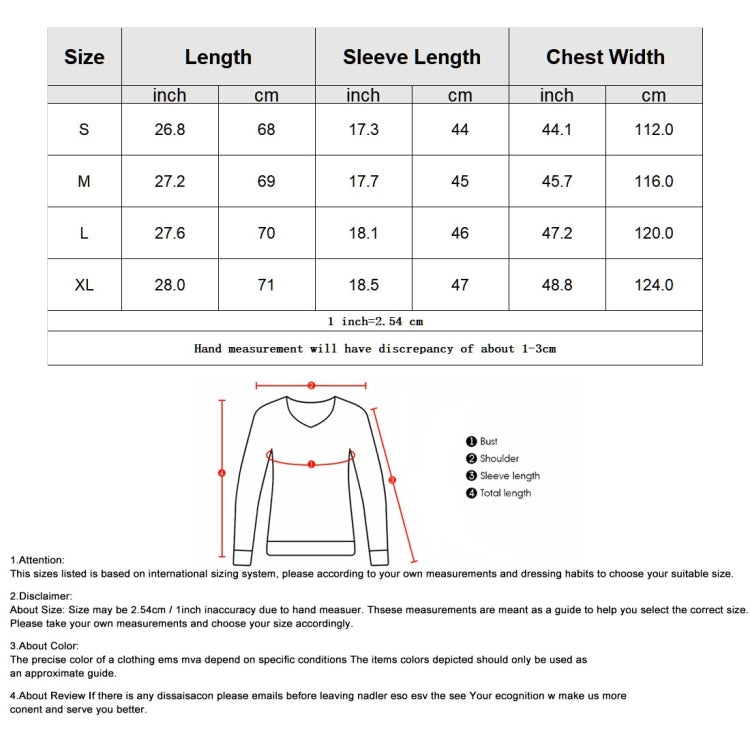 Loose V-neck Long-sleeved Knitted Cardigan Coat