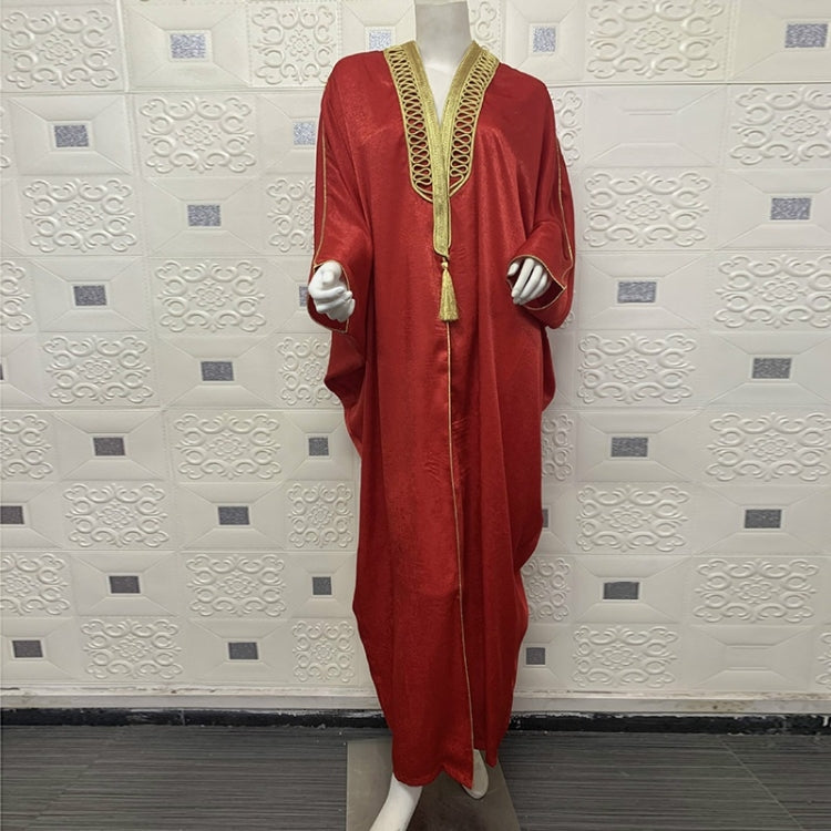Bat Sleeve Robe Cardigan Dress