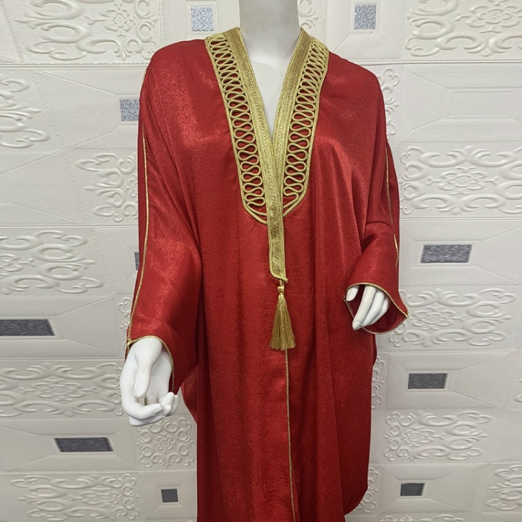 Bat Sleeve Robe Cardigan Dress