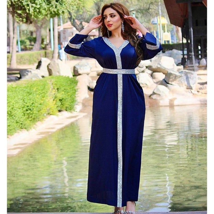 Women Robe With Diamond Belt