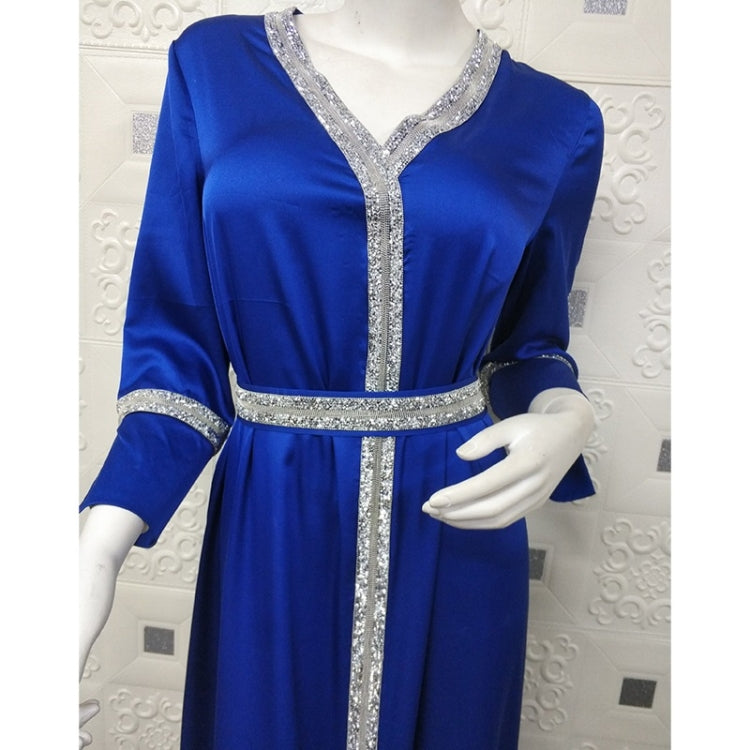 Women Robe With Diamond Belt