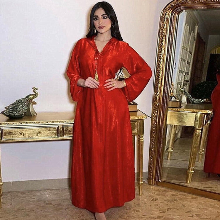 Women Hooded Lace Suede Noble Robe
