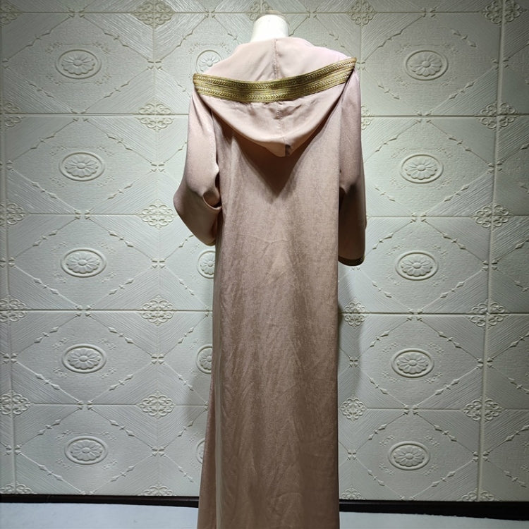 Women Hooded Lace Suede Noble Robe