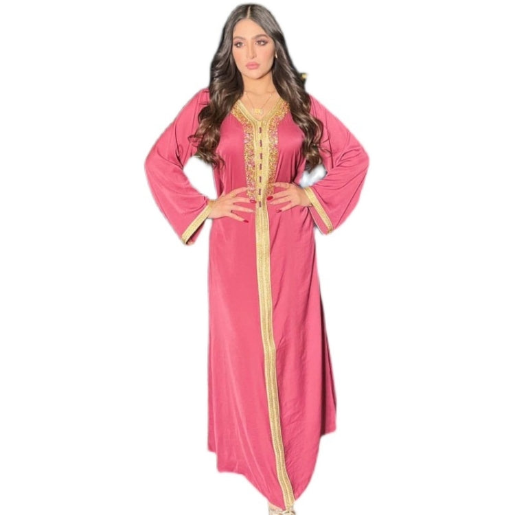 Women Hot Diamond Ribbon Lace Robe Dress