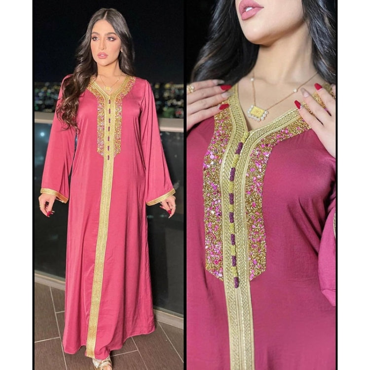 Women Hot Diamond Ribbon Lace Robe Dress