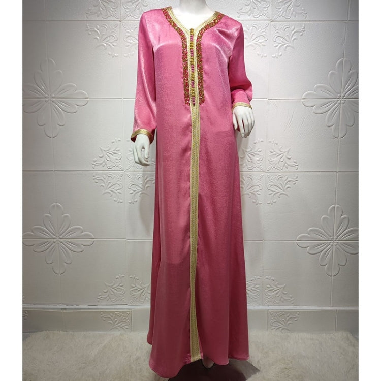 Women Hot Diamond Ribbon Lace Robe Dress