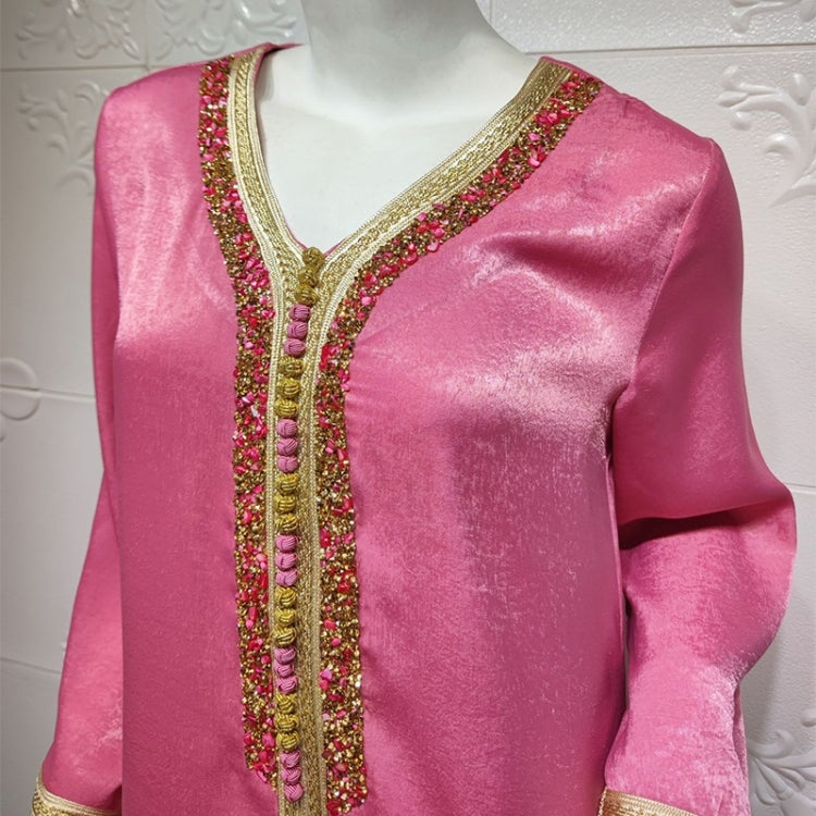 Women Hot Diamond Ribbon Lace Robe Dress
