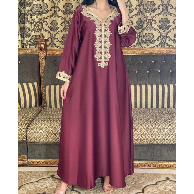 Women Embroidered Bronzing Lace Dress