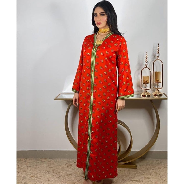 Women Long Sleeve Printed Floral Robe