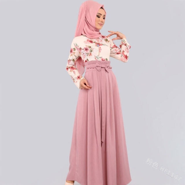 Women Solid Color Ethnic Long Skirt