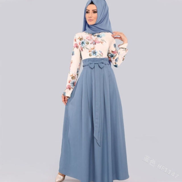 Women Solid Color Ethnic Long Skirt