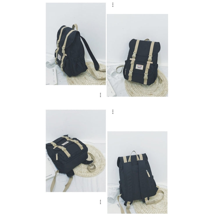 Splicing Large-capacity Backpack College Waterproof Couple Shoulder Bag