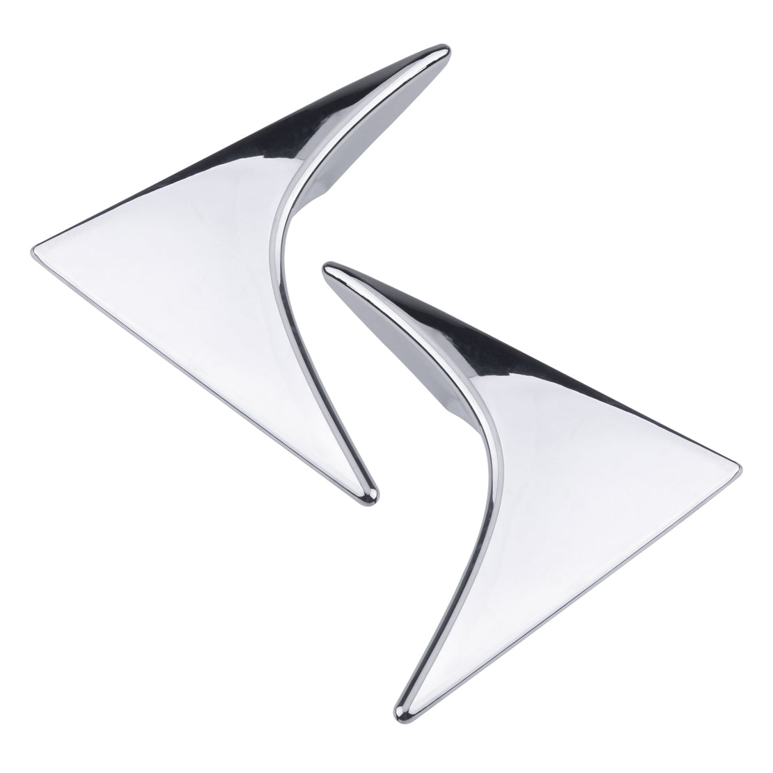 2pcs Spoiler Wing Side Triangle Cover Trim Fit For Mazda CX-5 2012-2016 as