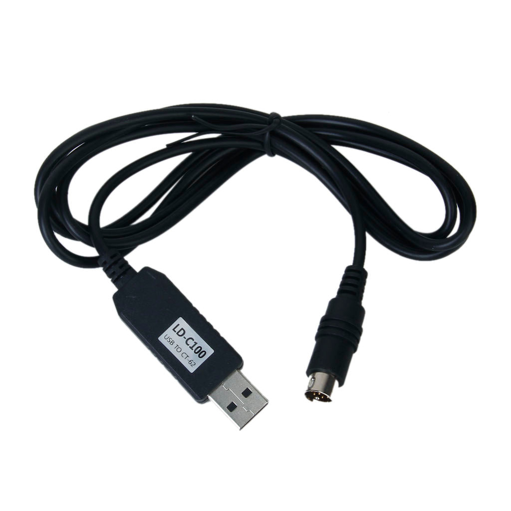 USB To 8 Pin CT-62 CT62 CAT Connector Cable For Yaesu FT-817ND FT-857D FT-897D