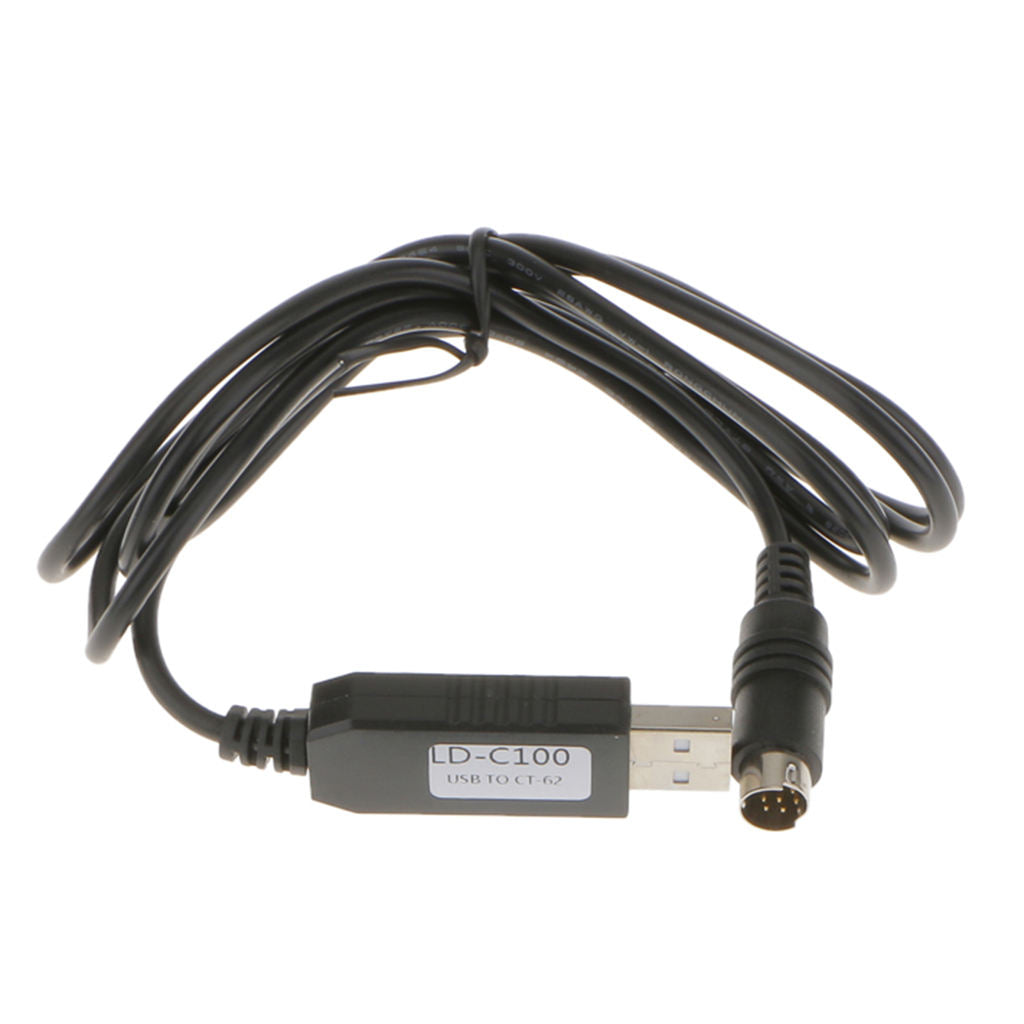 USB To 8 Pin CT-62 CT62 CAT Connector Cable For Yaesu FT-817ND FT-857D FT-897D