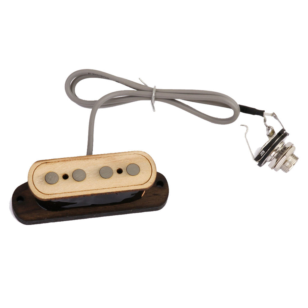 Cigar Box Guitar Pickups with Input Jack for 4 String Cigar Box Guitar