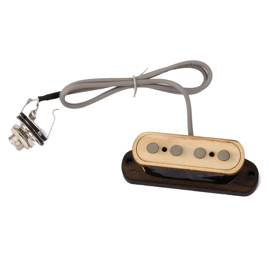 Cigar Box Guitar Pickups with Input Jack for 4 String Cigar Box Guitar