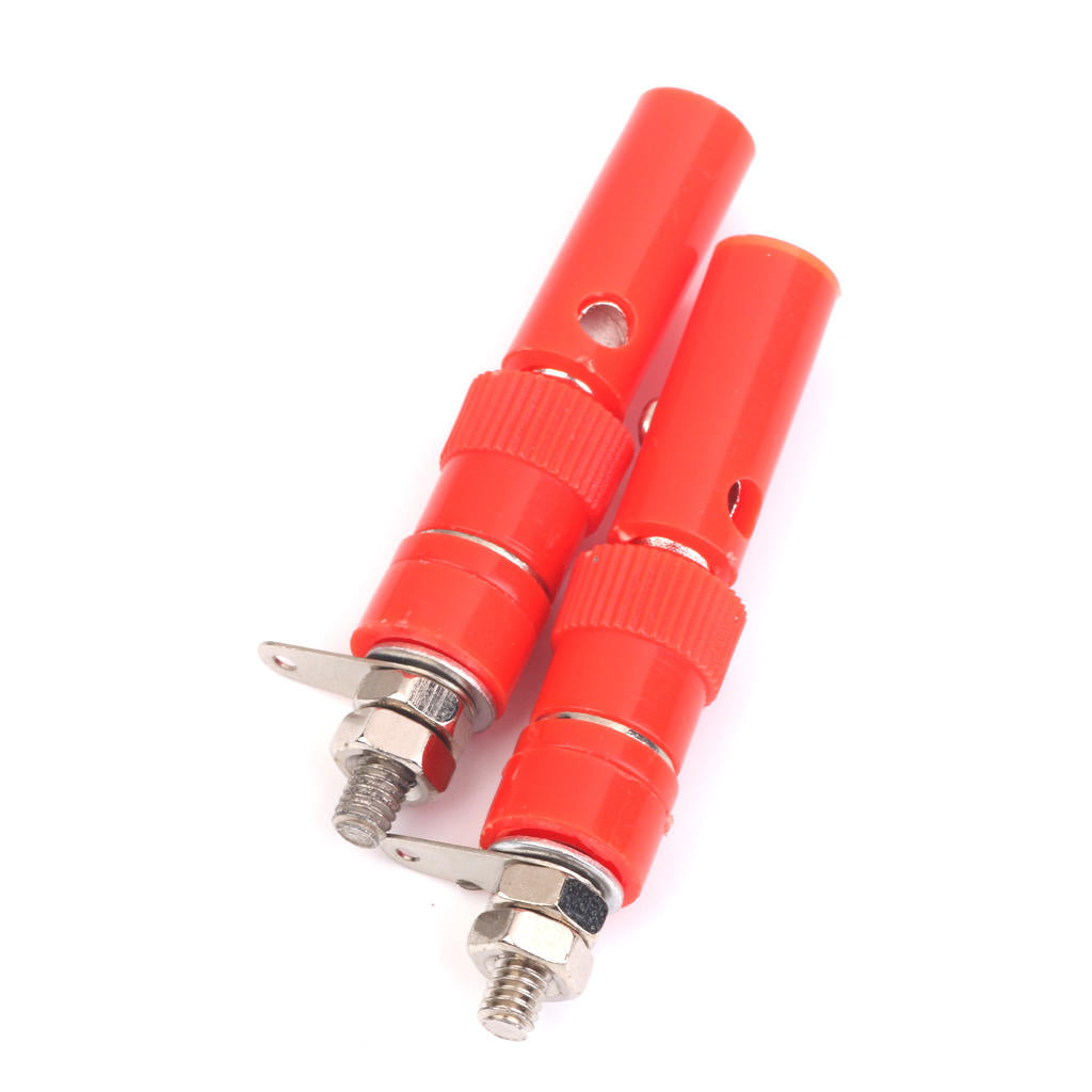 Pack of 10 4mm Insulated Banana Male Plug Speaker Socket Jack Connectors New