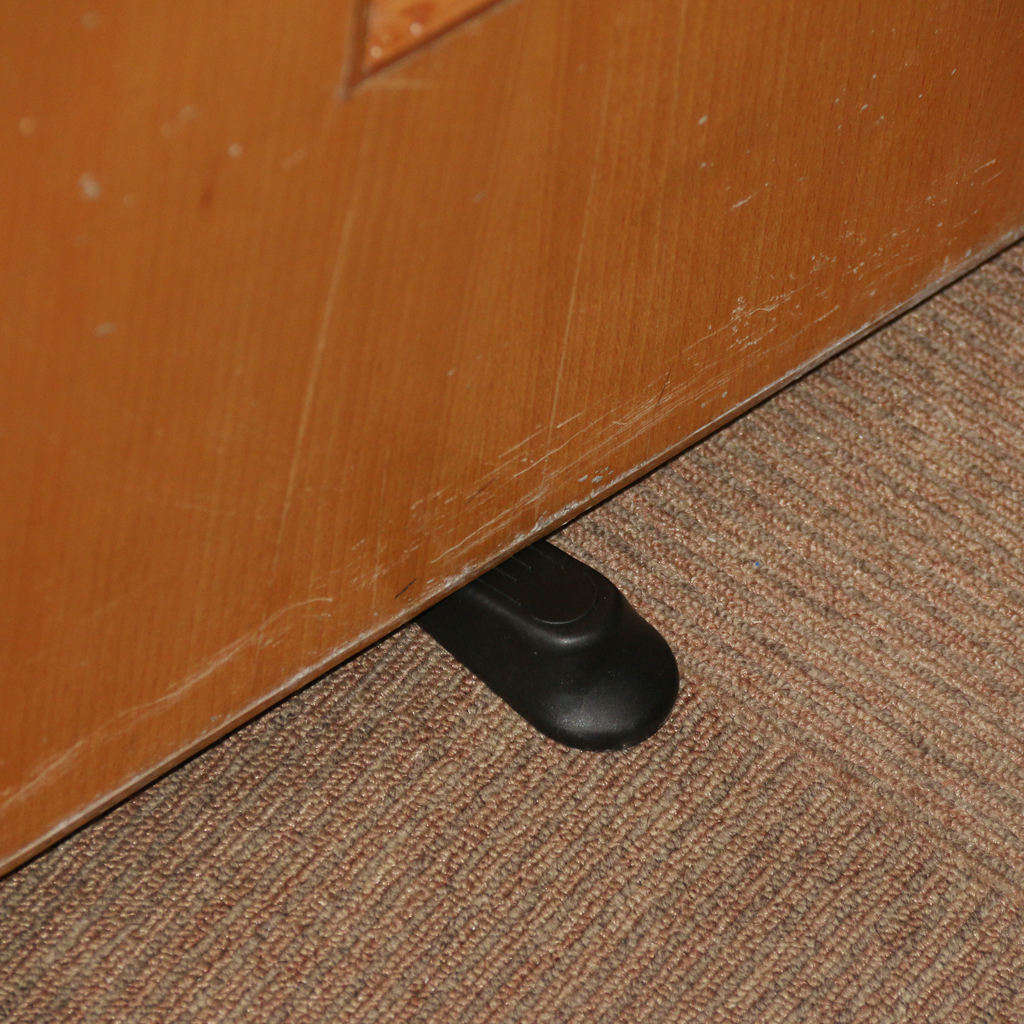 5x Door Stopper Door Stopper Black
