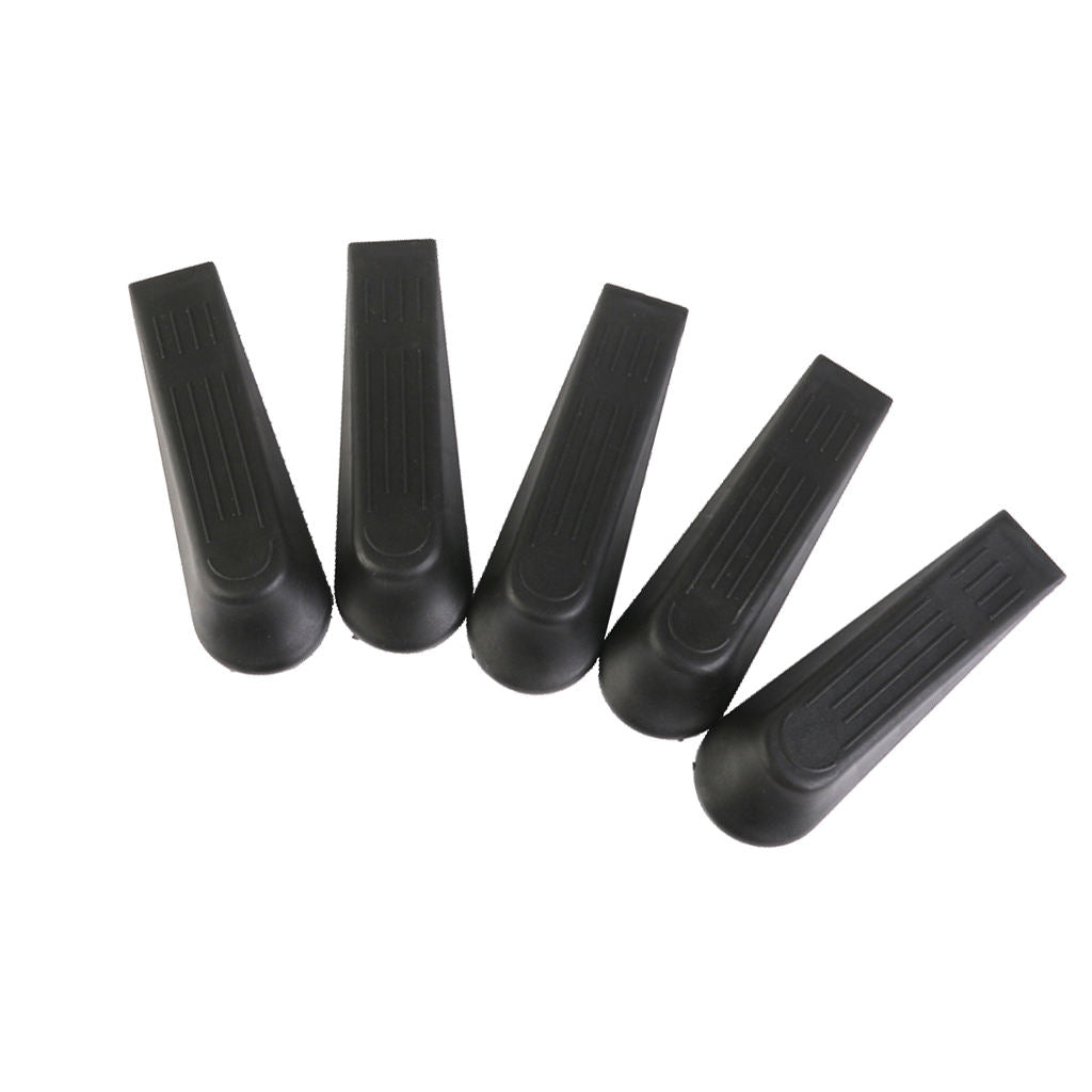 5x Door Stopper Door Stopper Black
