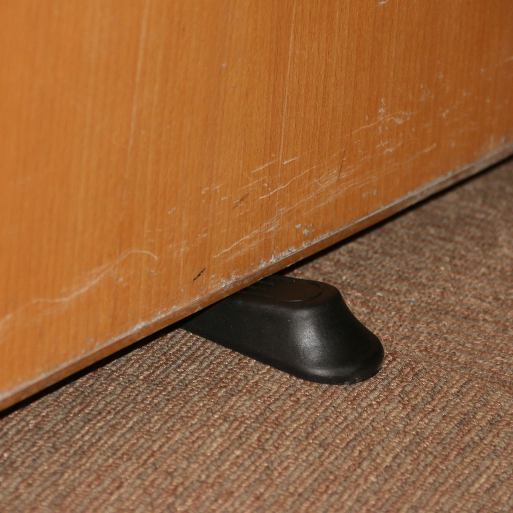 5x Door Stopper Door Stopper Black