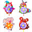 Plastic Wind Spinner Windmill Cute Cartoon Animals Kids Outdoor Toys lxJC.l8