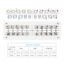 20 X Dental Orthodontic Brackets Mini MBT Slot.018 Hooks 3 Braces Split Welding