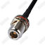 WLAN N Type Male to N Jack female bulkhead O-ring pigtail Coax Cable RG58 30cm