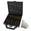 99Pcs Twist Drill Bit Set High Speed Steel with Box,for Concrete Tile Wood