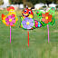 Plastic Wind Spinner Windmill Cute Cartoon Animals Kids Outdoor Toys lxJC.l8