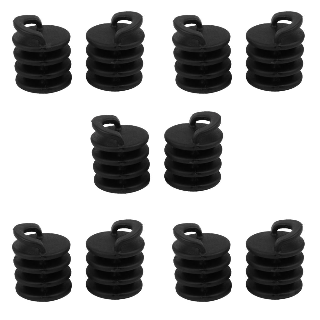 10 Pieces/ Set Small Kayak Ocean Canoe Scupper Stopper Bungs Drain Holes Plugs