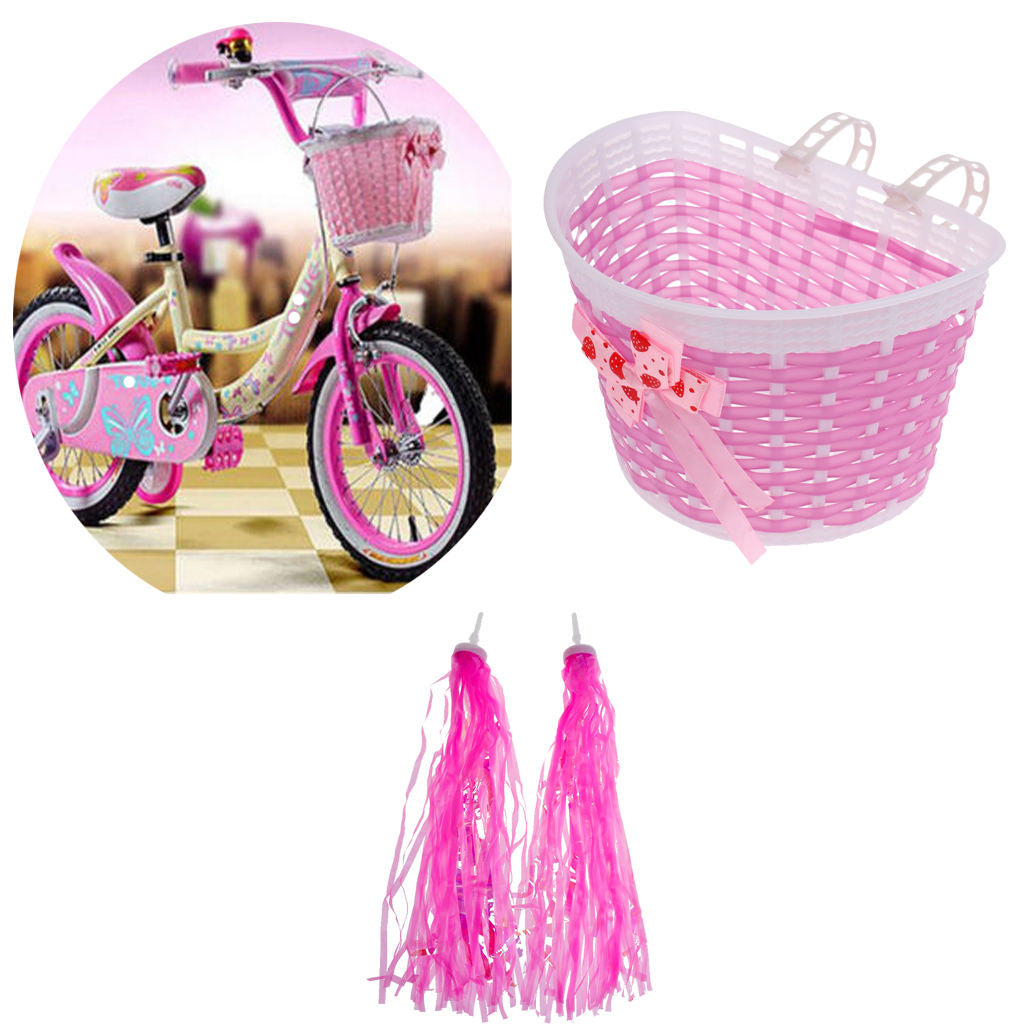 Kids Scooter Shopping Holder* Handlebar Grip Tassels* Streamers* Decor