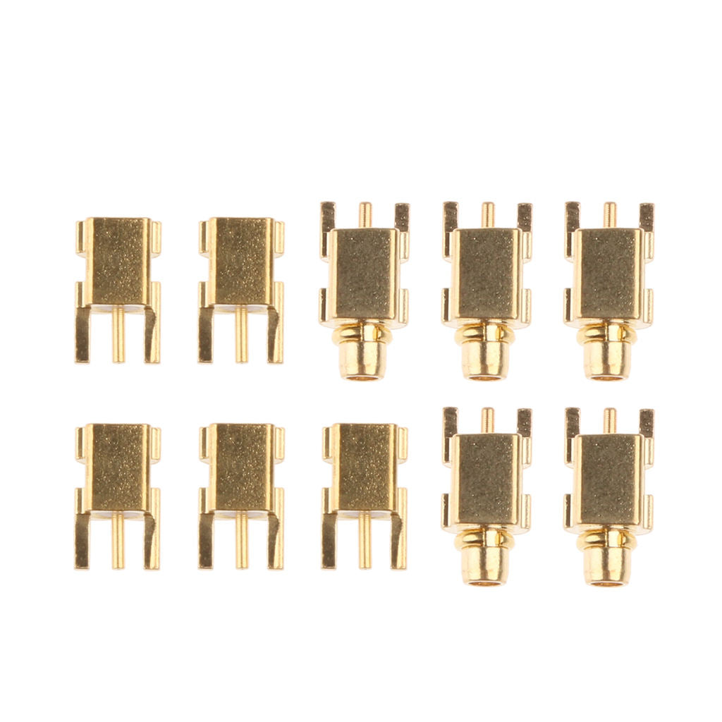 10x Replacement Headset MMCX Cord Male + Female Socket for  SE215 SE535