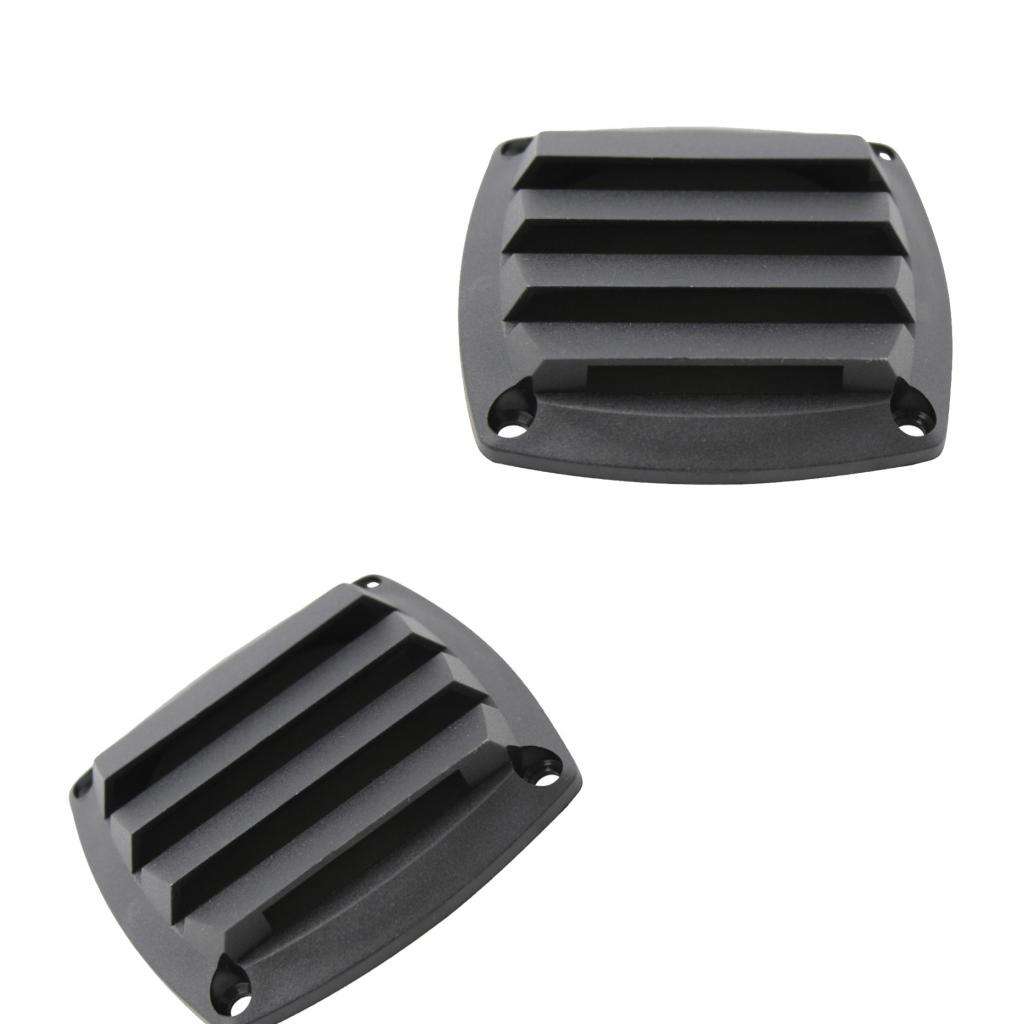 2x Multi-use Plastic Louvered Vents Marine 3-1/4'' Hose Hull Air Vent Cover
