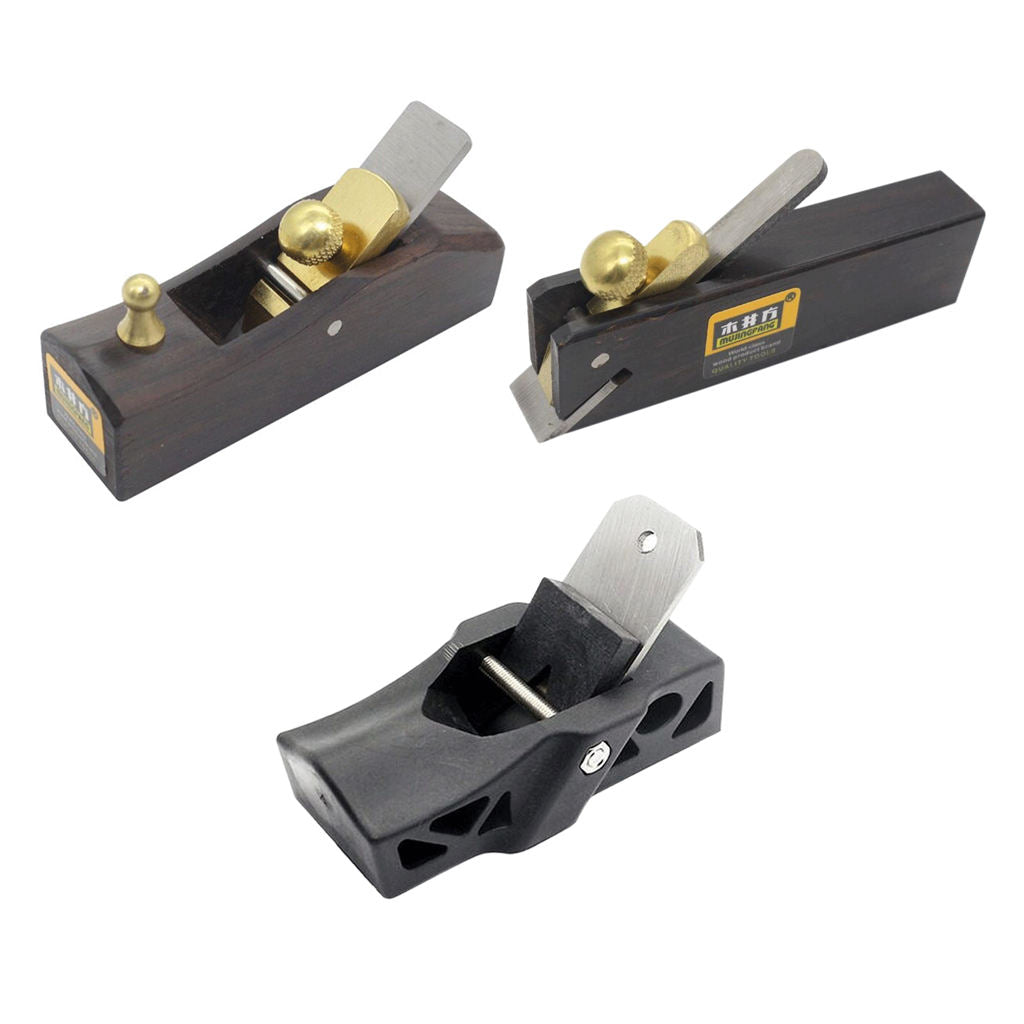 3Piece Mini Hand Wood Plane Planer Woodworking Carpenter Trimming Tool