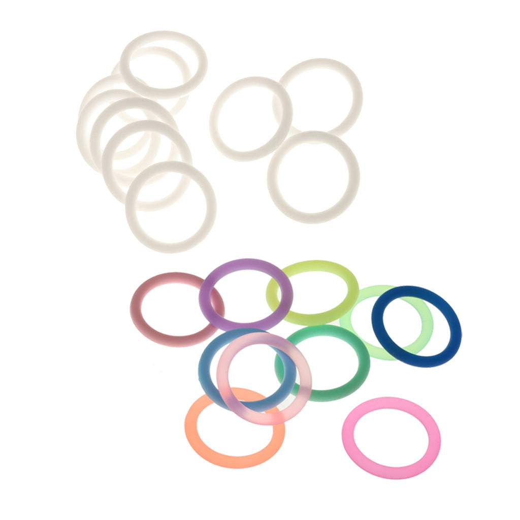 20x 21mm Pacifiers Holder Napkin Adapter Dummy Chain Holder O ring for MUM