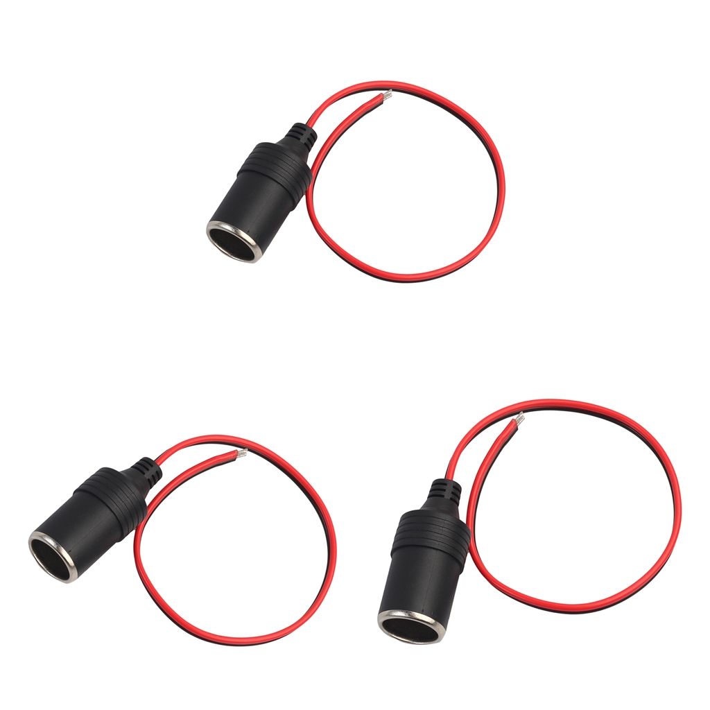 Lovoski 3x Car  Lighter Plug Car Connector Adapter Female Socket
