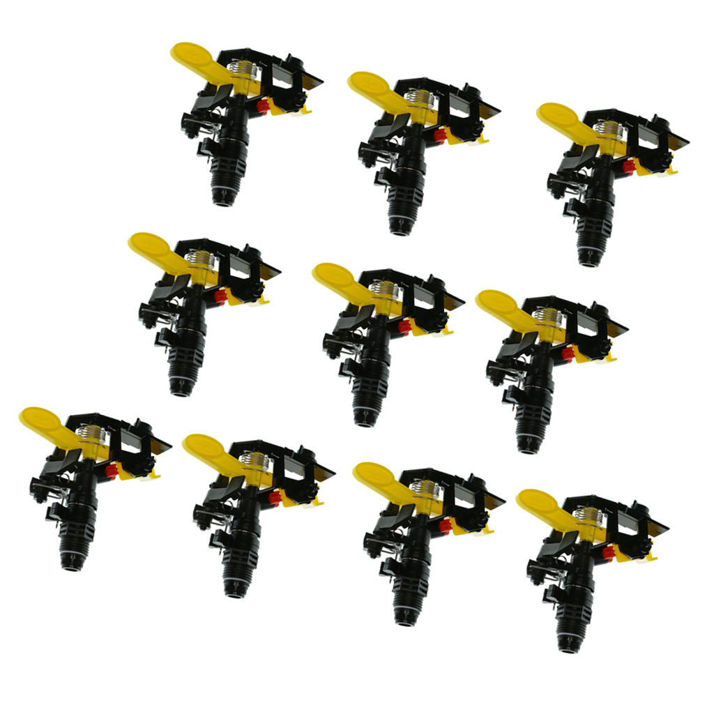 10x 1/2" Impact Plastic Garden Head Sprinkler Equipment Heavy Duty DN15