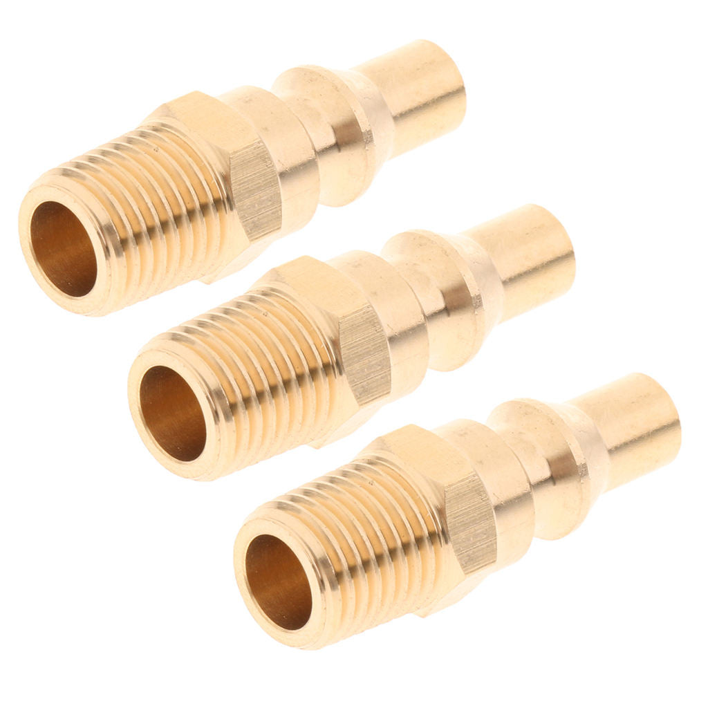 3x Propane Adapter Full Flow Low Pressure Hose Pipe Connector for Motor Home