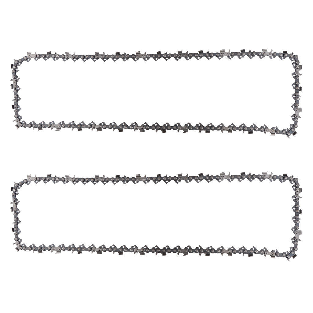 Set of 2 16in Chainsaw Chain Blade 67 Drive Link Sharp Blade Quickly Cut Wood