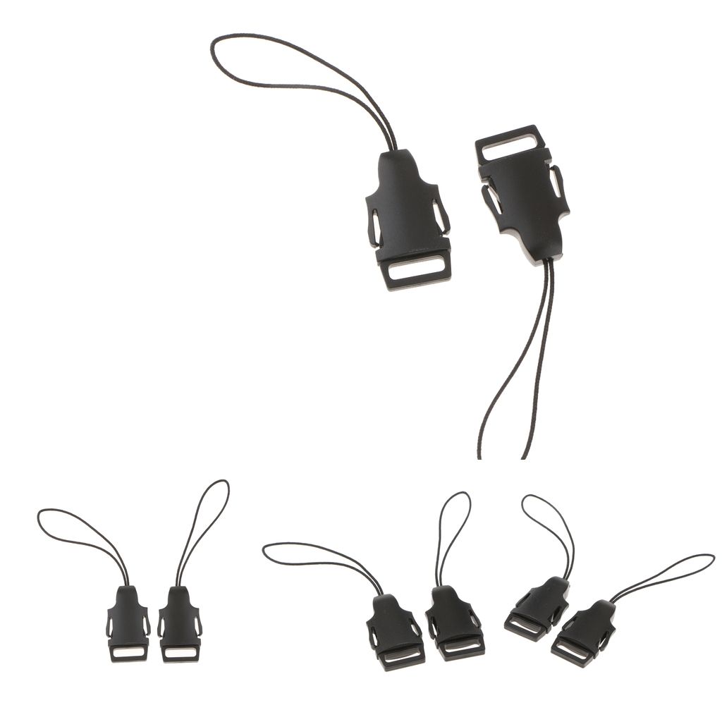 8x Quick Release Buckle Kit for Camera Eyelet Sling Belt Mini QD Loops