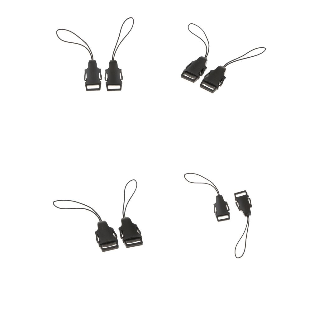 8x Quick Release Buckle Kit for Camera Eyelet Sling Belt Mini QD Loops