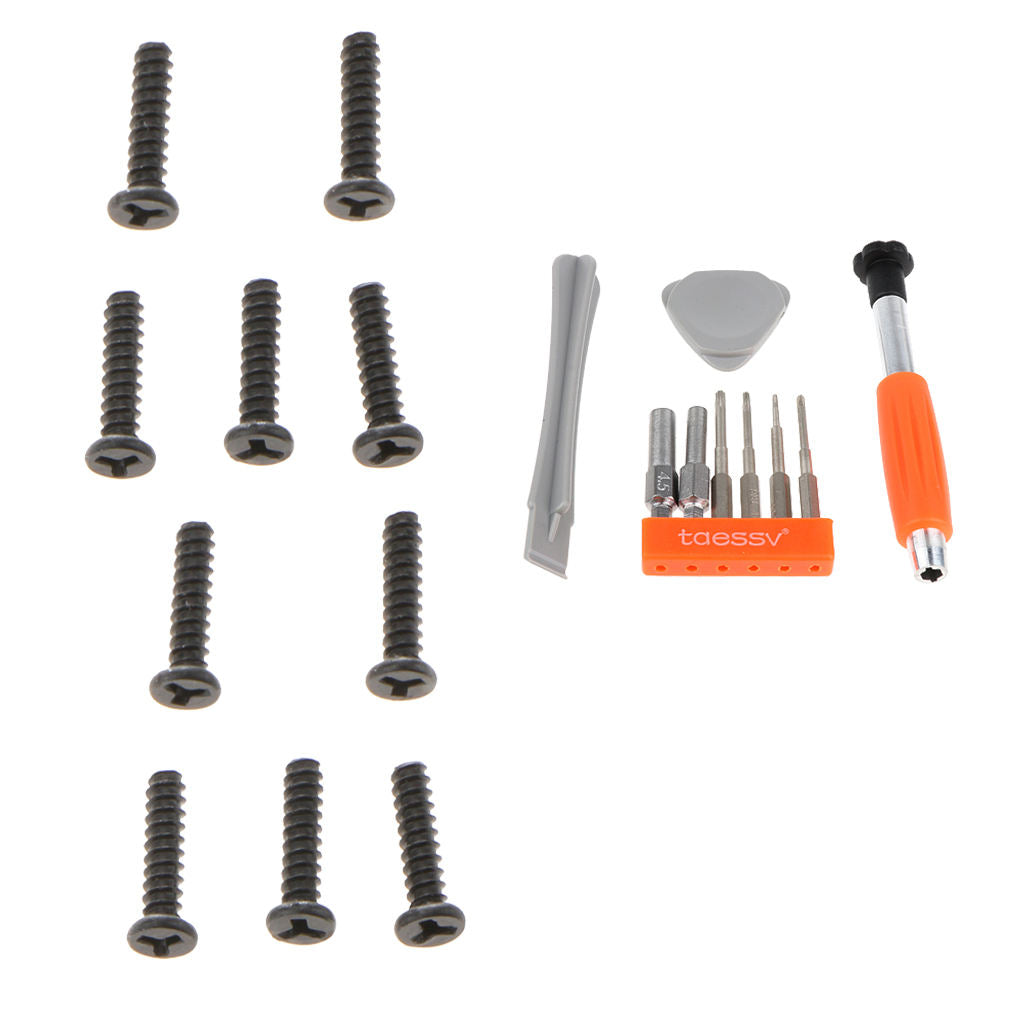 10x For Nintendo Switch Joy-Con Tri/Wing Tri/Point Screws + Screwdriver Set