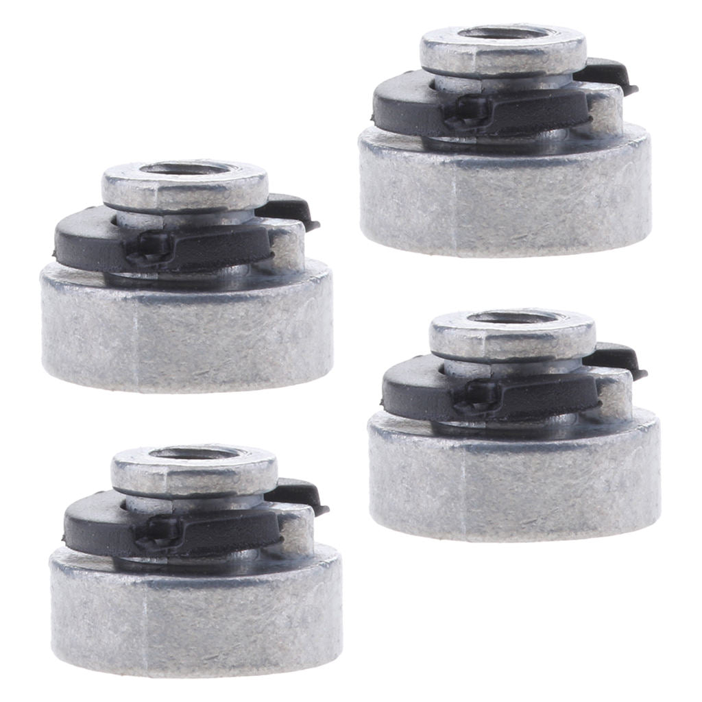 4pcs Metal Motorcycle 17mm Fender Seat Nut Rear Solo Seat Bolt for 1996-2017