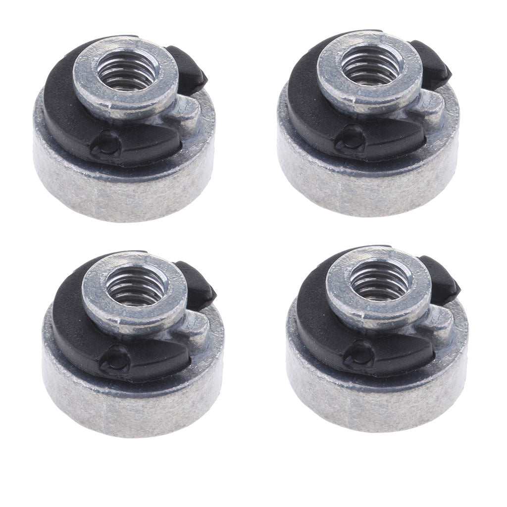 4pcs Metal Motorcycle 17mm Fender Seat Nut Rear Solo Seat Bolt for 1996-2017