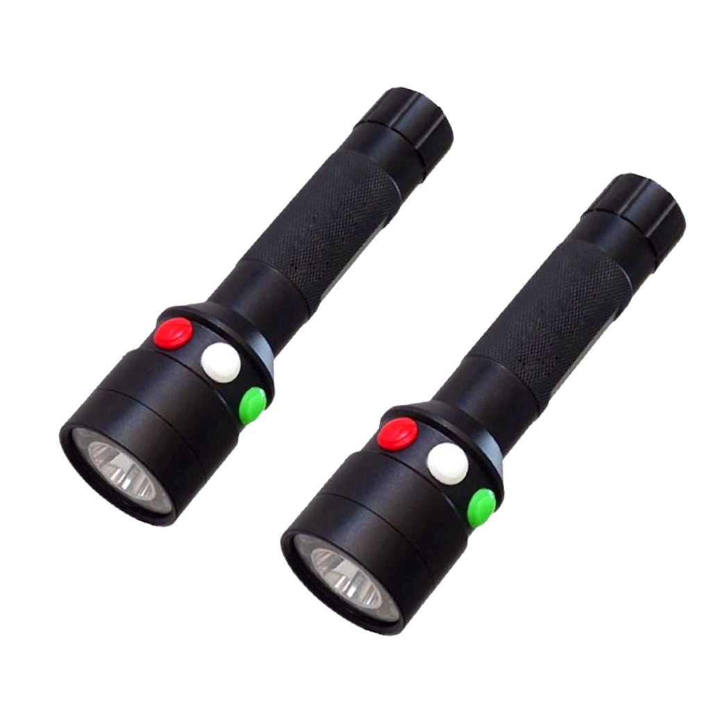 2x LED 3 Color Light for Adventure Camping Hiking Searching Night Fishing