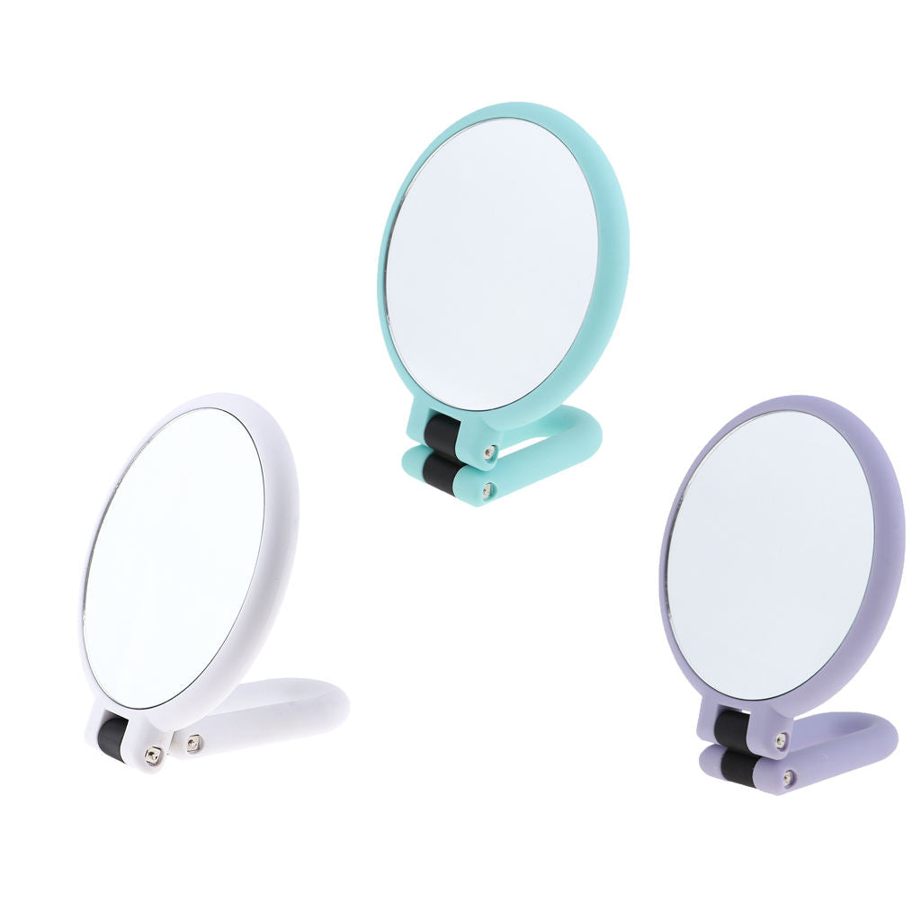 3x Folding Table Magnifying Double Sided Makeup Travel Mirror 15X Magnified