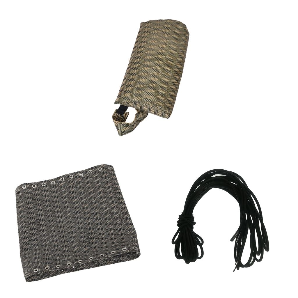 Fabric Cloth Headrest & Laces Kit Replacement for Patio Recliner Breathable