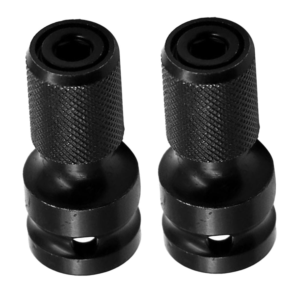 2x Hex Shank Converter Screwdriver Bit Adapter Quick Release Chuck 50mm