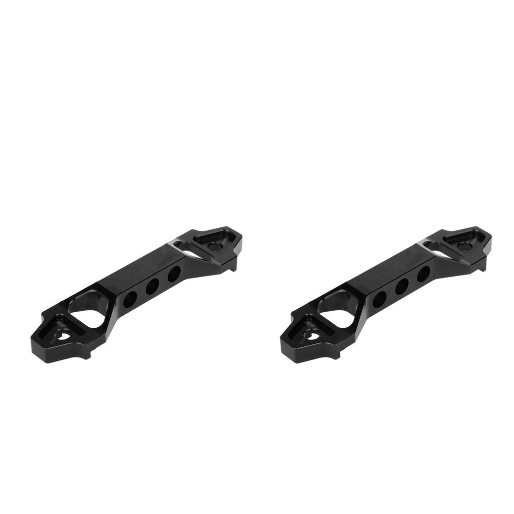 2x Universal Racing Car Battery Clamp Holder Tie Down Bracket Aluminum